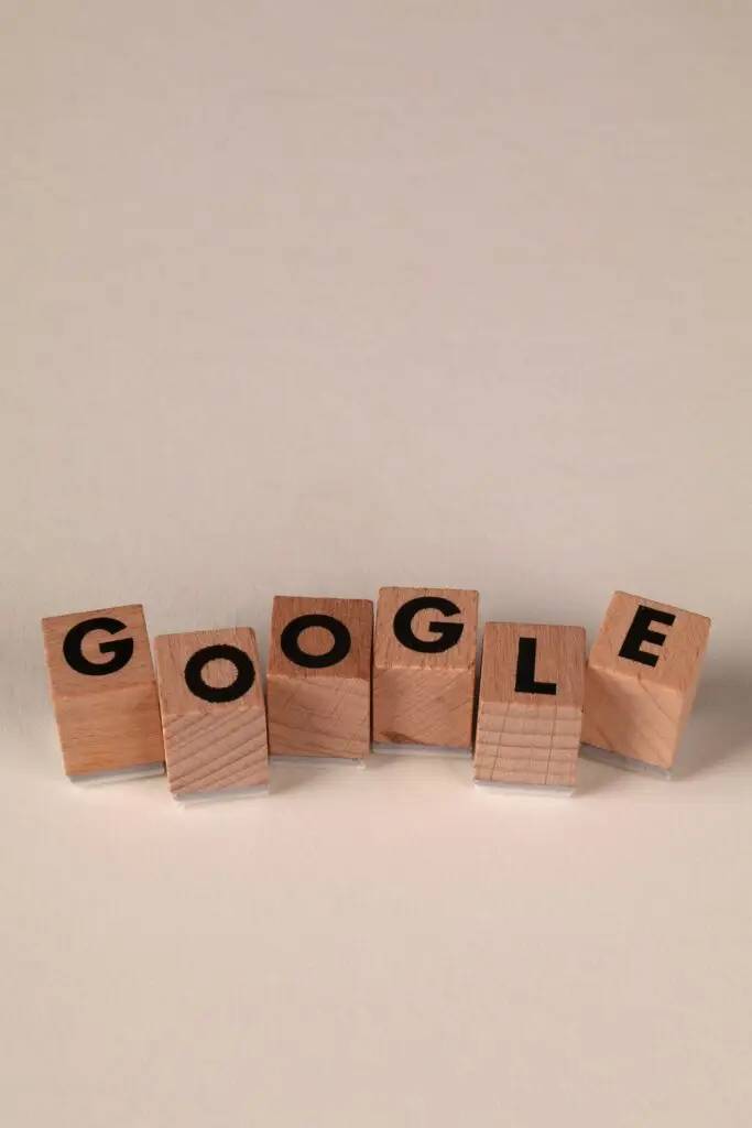 The Google Plus Pseudonym Policy: 5 Lessons from the Identity War Wooden alphabet blocks forming the word'Google' on a plain background, arranged playfully.